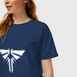 Футболка оверсайз женская Firefly Graffiti, цвет: тёмно-синий — фото 2