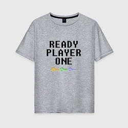 Женская футболка оверсайз Ready Player One
