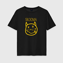 Женская футболка оверсайз TES: Skooma