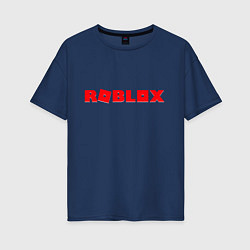Женская футболка оверсайз Roblox Logo