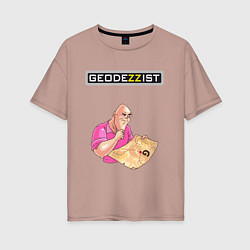Женская футболка оверсайз GEODEZZIST