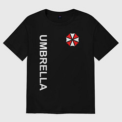Футболка оверсайз женская UMBRELLA CORP, цвет: черный
