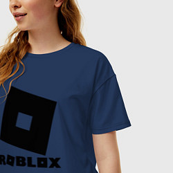 Футболка оверсайз женская ROBLOX, цвет: тёмно-синий — фото 2