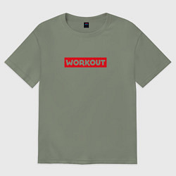 Женская футболка оверсайз Obey workout