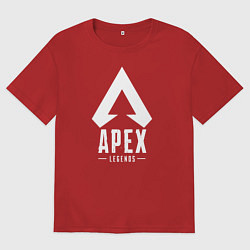 Футболка оверсайз женская Apex Legends, цвет: красный