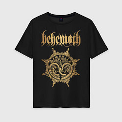 Футболка оверсайз женская Behemoth: Demonica, цвет: черный