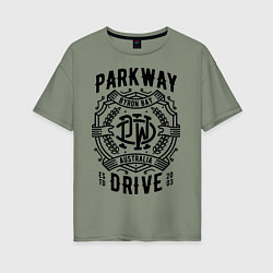 Женская футболка оверсайз Parkway Drive: Australia