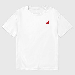 Футболка оверсайз женская MASS EFFECT N7, цвет: белый