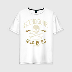 Женская футболка оверсайз Stone Sour: Gold Bones