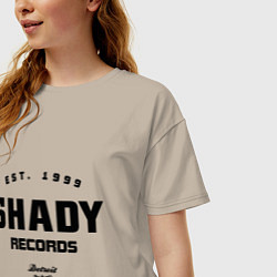 Футболка оверсайз женская Shady records, цвет: миндальный — фото 2