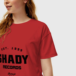 Футболка оверсайз женская Shady records, цвет: красный — фото 2