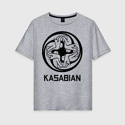 Женская футболка оверсайз Kasabian: Symbol