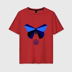 Женская футболка оверсайз Linkin Park: Butterfly