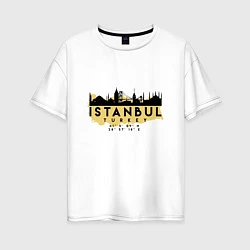 Женская футболка оверсайз Стамбул - Турция