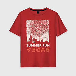 Женская футболка оверсайз Summer Fun Vegas