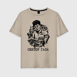 Женская футболка оверсайз Юра Хой