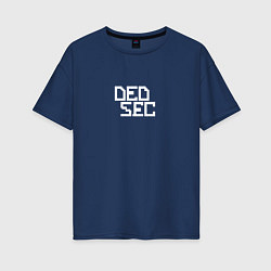 Женская футболка оверсайз DED SEC