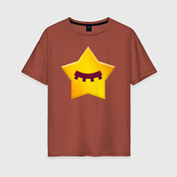 Женская футболка оверсайз BRAWL STARS - SANDY