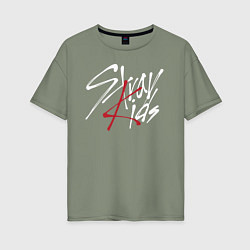 Женская футболка оверсайз Stray Kids