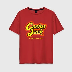 Женская футболка оверсайз Cactus Jack