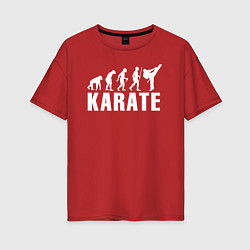 Женская футболка оверсайз Karate Evolution