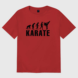 Женская футболка оверсайз Karate Evolution