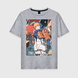 Женская футболка оверсайз Apex Legends Wattson