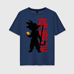 Женская футболка оверсайз Dragon Ball Goku