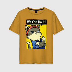 Женская футболка оверсайз We Can Do It