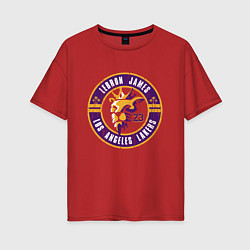 Женская футболка оверсайз Lakers - LeBron James