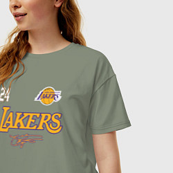 Футболка оверсайз женская KOBE BRYANT АВТОГРАФ, цвет: авокадо — фото 2