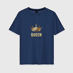 Женская футболка оверсайз Королева