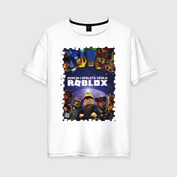 Женская футболка оверсайз ROBLOX
