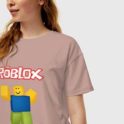 Футболка оверсайз женская ROBLOX, цвет: пыльно-розовый — фото 2