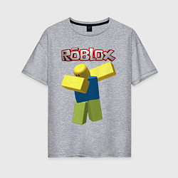 Футболка оверсайз женская Roblox Dab, цвет: меланж