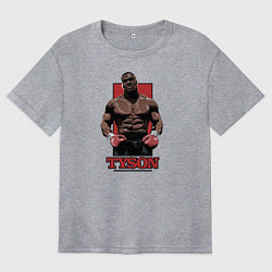 Футболка оверсайз женская Tyson, цвет: меланж