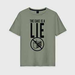 Футболка оверсайз женская PORTAL, цвет: авокадо