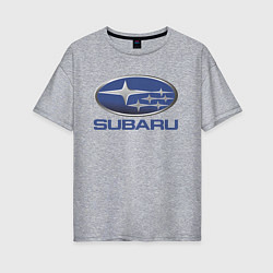 Женская футболка оверсайз SUBARU