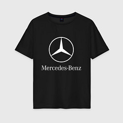 Футболка оверсайз женская MERCEDES, цвет: черный