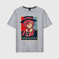 Женская футболка оверсайз Nakahara