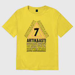 Женская футболка оверсайз Artik & Asti