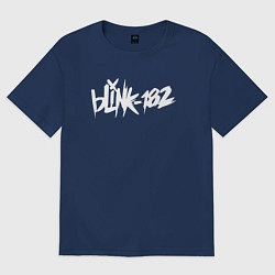Женская футболка оверсайз Blink 182