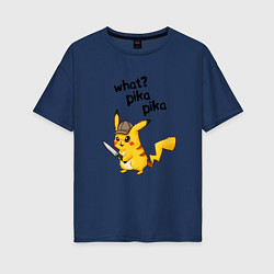 Женская футболка оверсайз PIKACHU