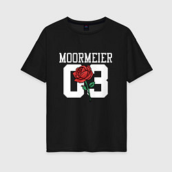 Женская футболка оверсайз PAYTON MOORMEIER Роза