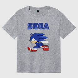 Футболка оверсайз женская SEGA, цвет: меланж