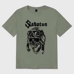 Футболка оверсайз женская Sabaton, цвет: авокадо