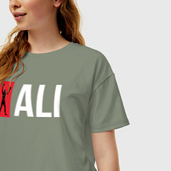 Футболка оверсайз женская ALI, цвет: авокадо — фото 2