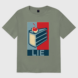 Футболка оверсайз женская PORTAL, цвет: авокадо