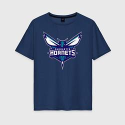 Женская футболка оверсайз Charlotte Hornets 1