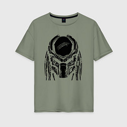 Женская футболка оверсайз PREDATOR